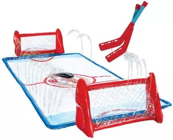 Wham-O Slip N Slide Wasser-Kniehockey-Set mit aufblasbaren Toren (64214)