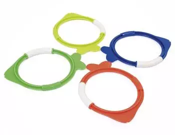 Bestway Lil' Fish Tauchspielzeug mit Ringen, 3+ Jahre (26009)
