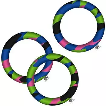 Beco Sealife Tauchringe Neopren mit Sandfüllung, 3er-Set, ø 13cm (96231)