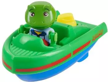 Aquaplay Sportboot mit Aufziehmotor, blau-gr&uuml;n (8700000275)