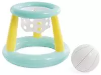 Intex Der &bdquo;Mega Floating Hoops&ldquo; Basketballkorb mit aufblasbarem Ball sorgt f&uuml;r