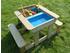 Wendi Toys Sand Wasser Picknick Tisch Mini inkl. Bänken 60x95 cm