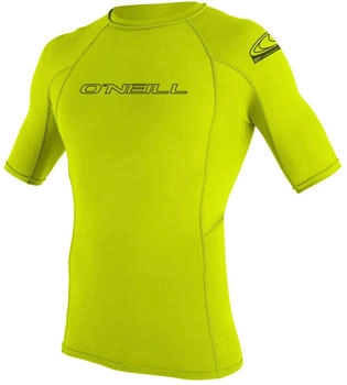 O'Neill Rash Guard Basic Skins Crew S/S lime