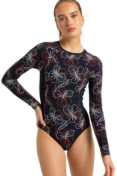 Roxy Active Pt Langarm-Rashguard schwarz