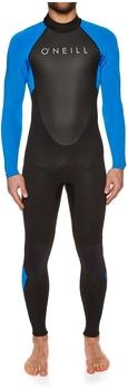 O'Neill Reactor II 3/2mm Back Zip Langarm-Neoprenanzug schwarz/blau (5040-EJ7-S)