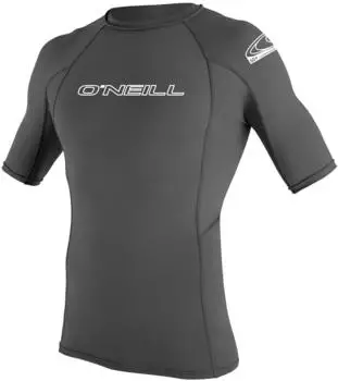 O'Neill Rash Guard Basic Skins Crew S/S (3341-009) graphite