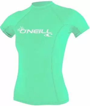 O'Neill Skins Kurzarm-Shirt Crew Damen (3548) light aqua