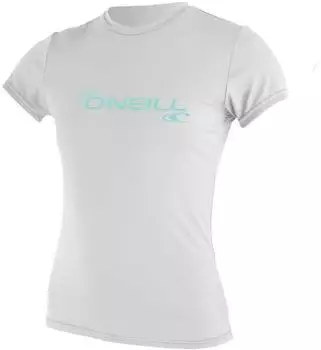 O'Neill Skins Kurzarm-Shirt Crew Damen (3547-025) wei&szlig;