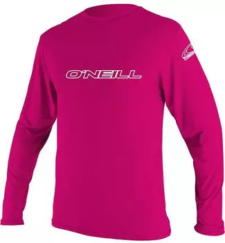 O'Neill Basic Skins Long Sleeve Rash Tee (4341-182) rosa