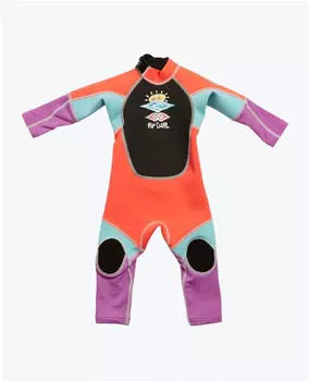 Rip Curl Omega Back Zip Springsuit hot pink