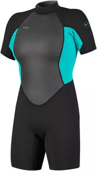 O'Neill Reactor-2 3/2mm FullSuit Backzip Neoprenanzug (5042B-Z94-LTAQUA) ltaqua/schwarz