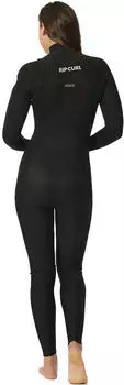 Rip Curl D/Patrol 5/3mm Perf Langarm-Neoprenanzug mit Brustrei&szlig;verschluss (152WFS-0090) schwarz