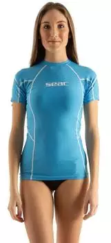 Seac T-Sun Short Lady Rash Guard UV-Schutz (1550003LVAR) blau