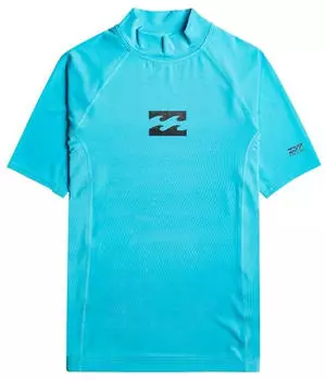 Billabong Waves All Day Rash Guard (EBBWR00101) bright blue