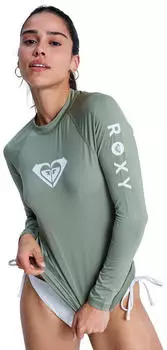 Roxy Whole Hearted Surf Shirt Damen (ERJWR03547) oil grün