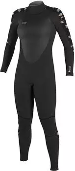 O'Neill Epic 5/4mm Full Suit BackZip Super Stretch Wetsuit (4218B-HT7) schwarz/cindy daisy