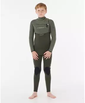 Rip Curl Fbomb Pro CZ 3/2 GB Kids Wetsuit (2375) deep cactus