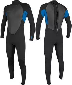 O'Neill Reactor-2 3/2mm Back Zip Fullsuit Neoprenanzug (5044B) blk/ocean