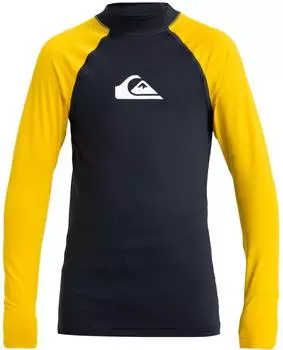Quiksilver Everyday Neopren Shirt, Loose Fit (AQBWR03065-XBYY) dark navy/solar power