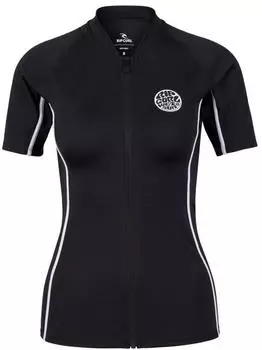 Rip Curl Classic Surf UPF Rashguard (19HWRV) schwarz