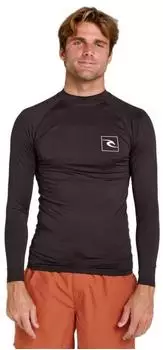 Rip Curl Tide Revival UV Langarm Rashguard Slim Fit (171MRV) schwarz