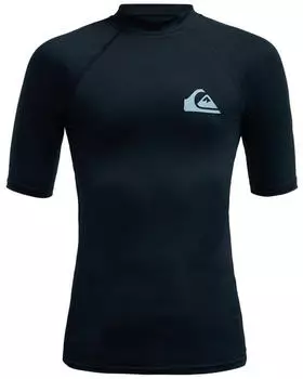 Quiksilver Everyday UPF50 Kurzarm Surf T-Shirt (AQBWR03064) hellblau/schwarz