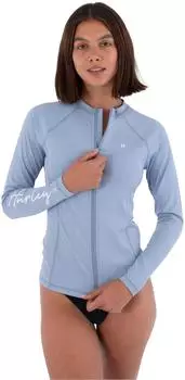 Hurley Langärmeliges Lycra-Surfshirt (WLEU00003) spring breeze