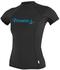 O'Neill Skins Short Sleeve Crew Women black