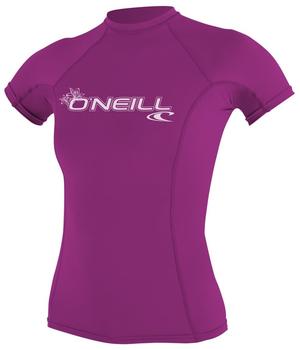 O'Neill Skins Short Sleeve Crew Women pink