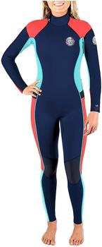 Rip Curl Womens Dawn Patrol Back Zip 3/2 navy