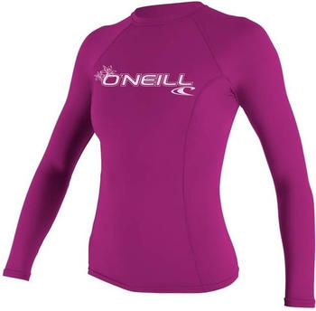 O'Neill Women's Basic Skins L/S Crew fox pink