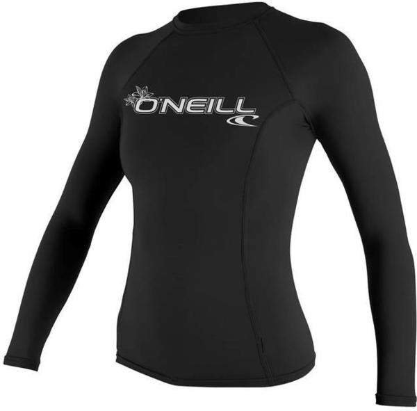 O'Neill Women's Basic Skins L/S Crew black