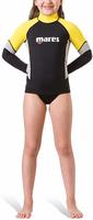 Mares Rash Guard UPF Block 80+ Junior, leichtes Stoff-Sonnenschutz-T-Shirt f&uuml;r