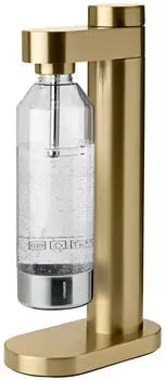 Stelton Brus Wassersprudler brushed brass
