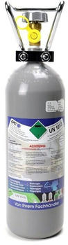 Gase Partner Kohlensäure Flasche CO2 Mehrwegflasche gefüllt mit Lebensmittelqualität nach E290