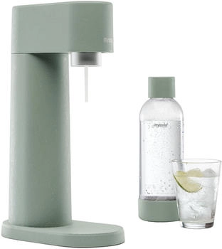 mysoda Woody Wassersprudler Pigeon + 1L Quick-Lock Plastikflasche
