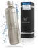 silber: Luckymoose Infinity Edelstahlflasche 1,25L