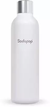 Sodapop Edelstahlflasche 0,75L wei&szlig; f&uuml;r Wassersprudler Logan Cooper Pro