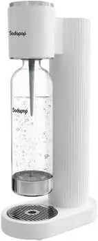 Sodapop Wassersprudler Cooper Pro weiß + 850ml PET-Flasche
