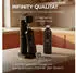 Luckymoose Infinity-S Wassersprudler mit 2x 1,25L Edelstahlflaschen schwarz