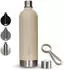 VIOK Edelstahlflasche 1,3l Loop Sandwhite für Aarke Carbonator SMEG SKC01