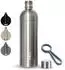 VIOK Edelstahlflasche 1,3l für Aarke Carbonator SMEG SKC01