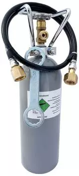 ich-zapfe Komplett Set CO2 Flasche Adapter TR21x4 W21.8x1