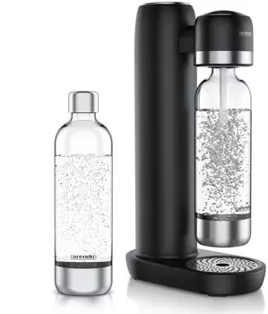Arendo Wassersprudler Soda Maker mit 2x 1000 ml Flaschen