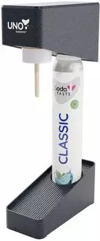 SodaTASTE Wassersprudler UNO Set inkl Flasche & CO2-Zylinder scwaz