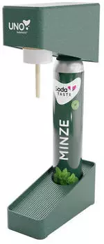 SodaTASTE Wassersprudler UNO Set inkl Flasche & CO2-Zylinder Minzgr&uuml;n