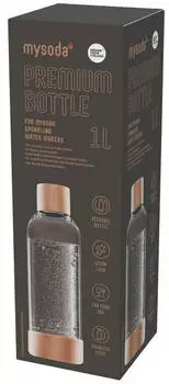 mysoda Trinkflaschen 1 L Premium gold