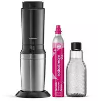 SodaStream Wassersprudler "CRYSTAL 3.0 Wassersprudler titan, Standard Pack"