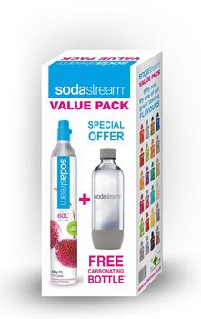 SodaStream Reserve-Zylinder 60 Ltr. + PET Flasche