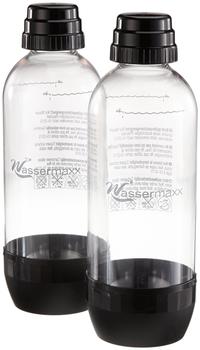 Wassermaxx Flaschen PET - 2 x 1 Ltr. - DUO-Pack